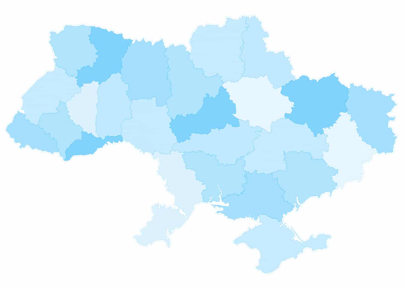 Наші проєкти. Карта України - компанія STAR-SVIT